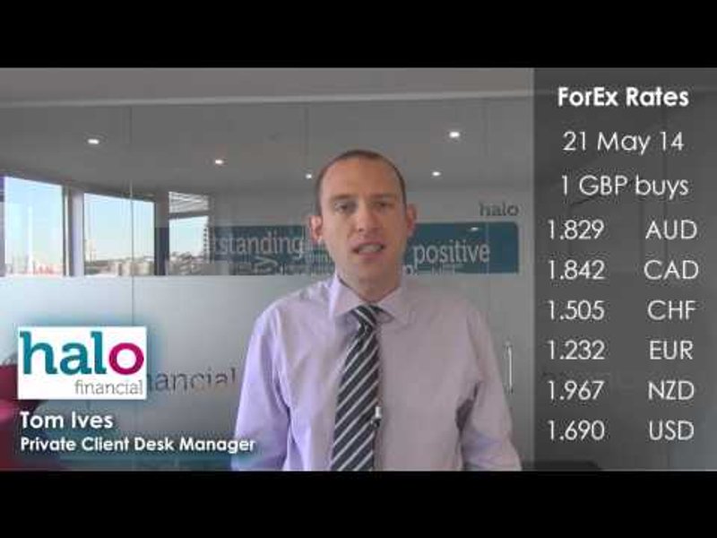 Image for 21MAY CURRENCY UPDATE – STERLING HITS THE HIGHEST LEVEL SINCE DEC 2012 VS EURO