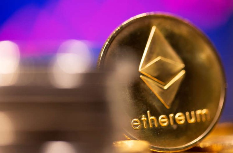 Image for Ether bursts past $4,000; other cryptos firm