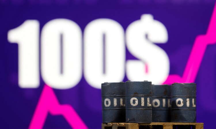 Rising oil prices with barrels and stock graph, reflecting market impact of Russia-Ukraine conflict - Global Banking & Finance Review