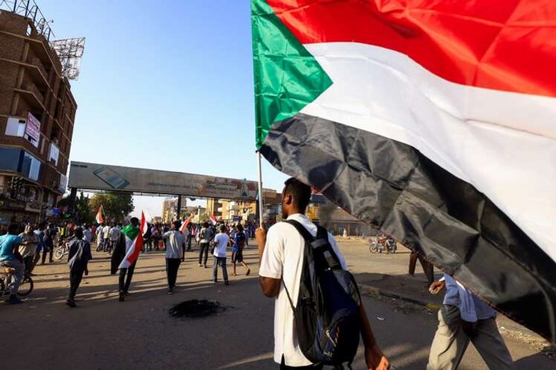 Image for Four killed in Sudan as protesters rally on uprising anniversary