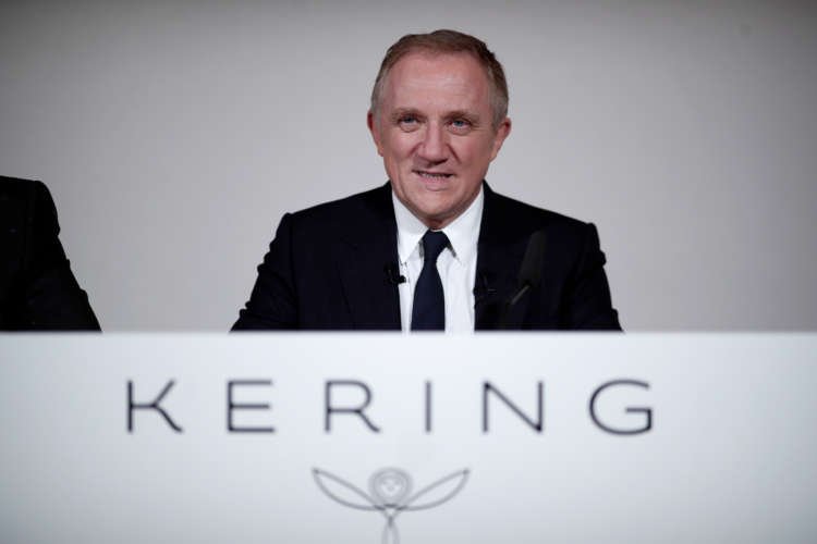 Francois-Henri Pinault, Chairman and CEO of French luxury group Kering, attends the annual news conference of Kering at the company’s headquarters in Paris