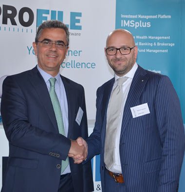 Logo of PROFILE Software and AiM Services partnership for Swiss banking solutions - Global Banking & Finance Review