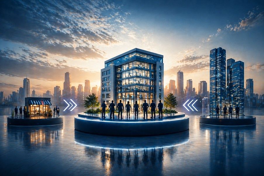 Image for The New Middle: Why Mid-Sized Companies Are Quietly Winning