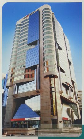 Exterior view of UAE Exchange head office showcasing their global financial services - Global Banking & Finance Review