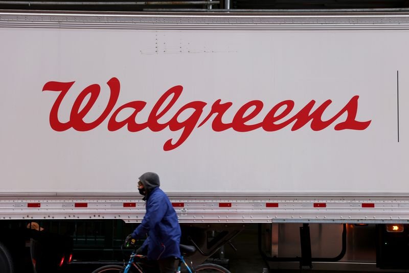 Walgreens logo with financial graphs indicating dividend suspension - Global Banking & Finance Review