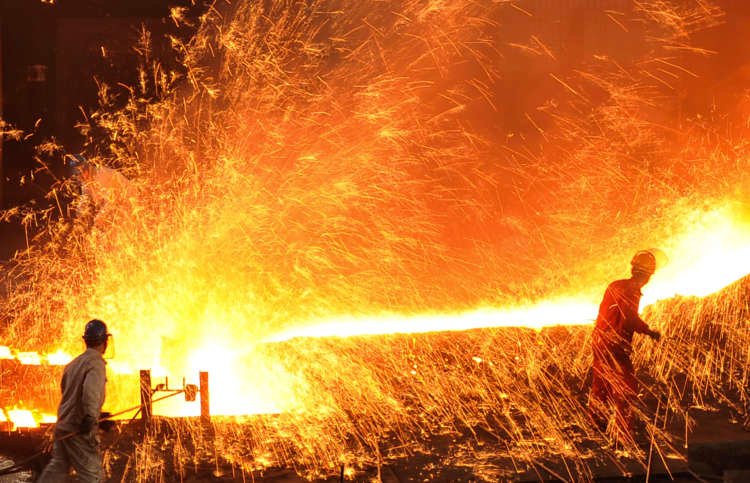 Image for China April crude steel output hits record despite production controls
