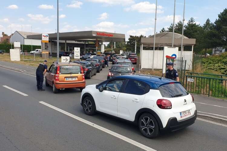 Belgian motorists queue at a gas station in France to save on fuel prices - Global Banking & Finance Review