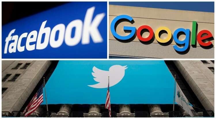 Logos of Facebook, Google, and Twitter highlighting online scams prevention - Global Banking & Finance Review