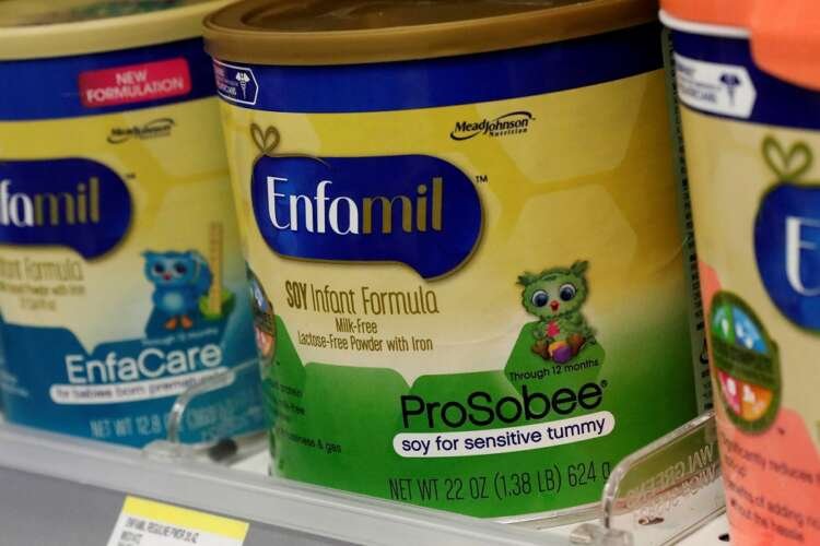 Enfamil baby formula products on display in a store during U.S. formula shortage - Global Banking & Finance Review
