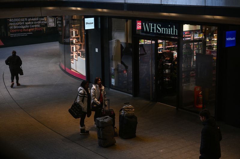 Image for British retailer WH Smith's shares surge on strong travel business growth