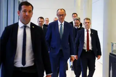 Image for German conservatives dip in survey as taboo break on far-right cooperation looms