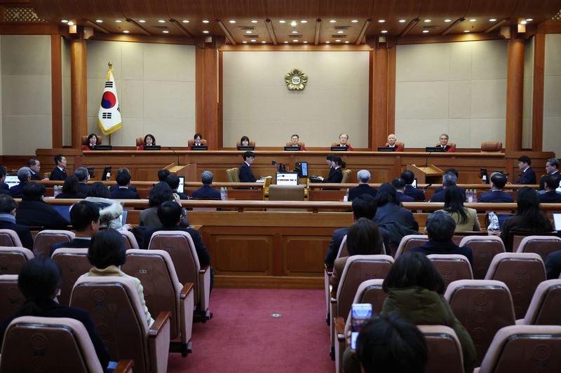Image for South Korea's parliament presses for Yoon's removal as impeachment trial winds down