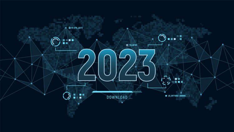 Futuristic digital landscape representing cyber risk and technology trends for 2023 - Global Banking & Finance Review