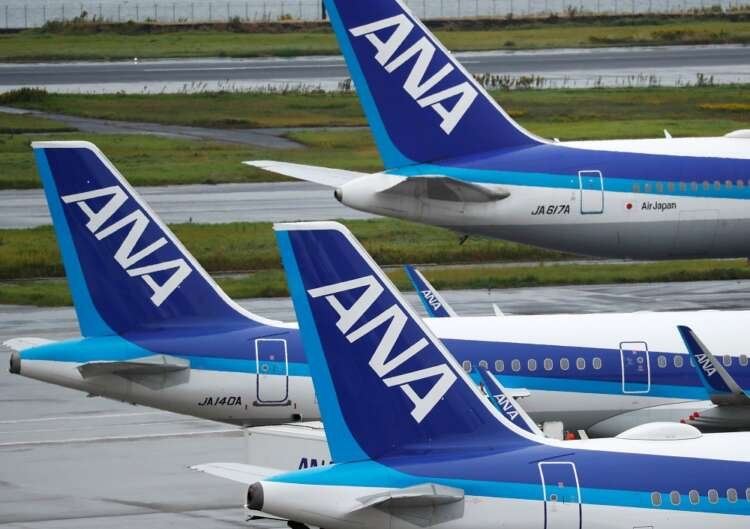 All Nippon Airways jets at Farnborough Airshow amidst heat wave - Global Banking & Finance Review