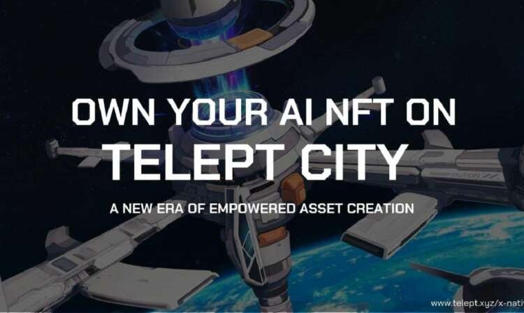 Illustration of Telept City's AIGC NFT platform showcasing AI-generated art - Global Banking & Finance Review