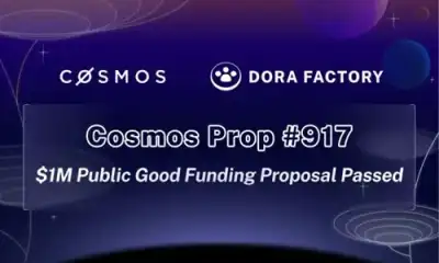 Image for Cosmos Hub Approves $1 Million Grant to Dora Factory for Quadratic Funding Initiative