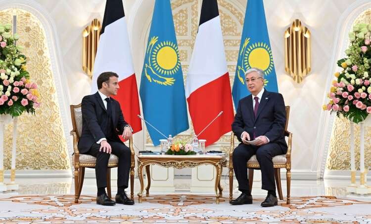 Image for Kazakhstan welcomes France’s Macron under Moscow’s disapproving gaze