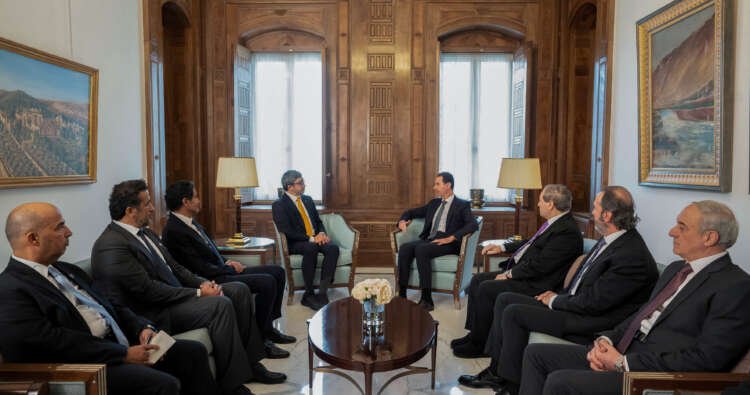 Emirati Foreign Minister Sheikh Abdullah bin Zayed meets with Assad in Damascus - Global Banking & Finance Review