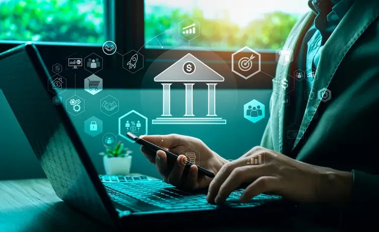 Illustration depicting digital transformation trends in banking and finance - Global Banking & Finance Review