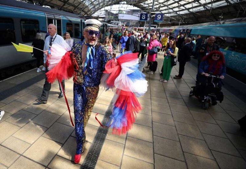 Image for Eurovision 2023 opens with acts walking Liverpool’s ‘Turquoise Carpet’