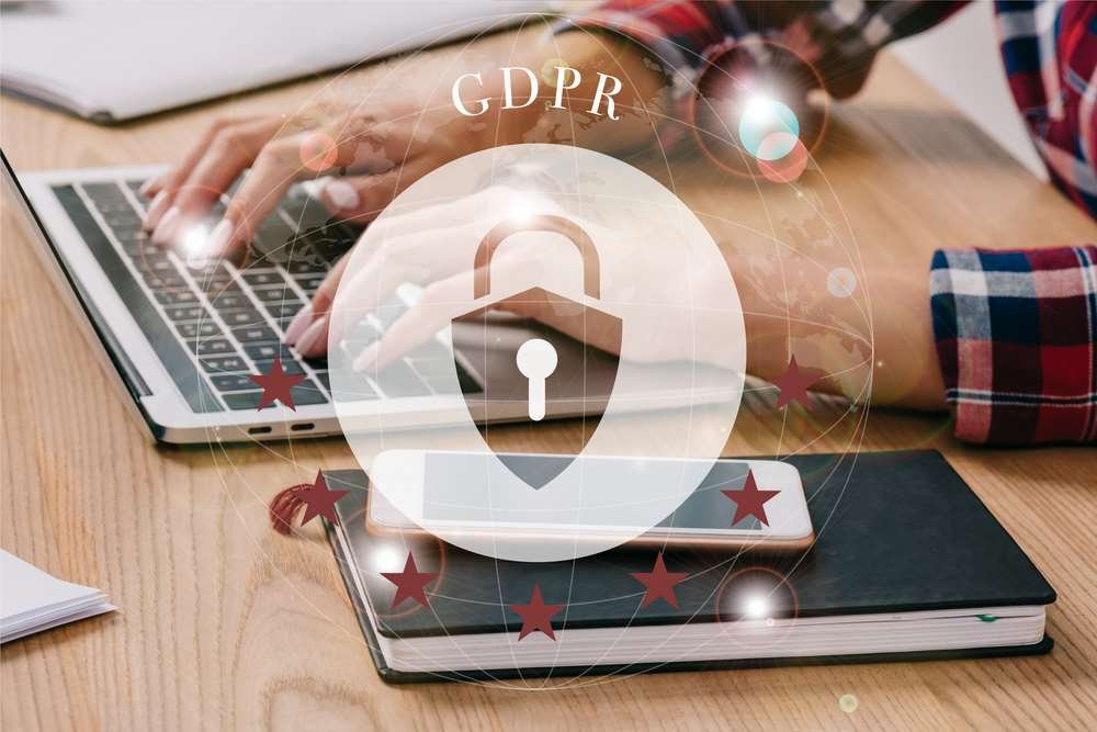 Visual representation of blockchain technology aiding GDPR compliance in finance - Global Banking & Finance Review