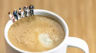 Image for First of a kind Virtual Coffee Machine app with social meeting moments to support workforce wellbeing in a remote workplace