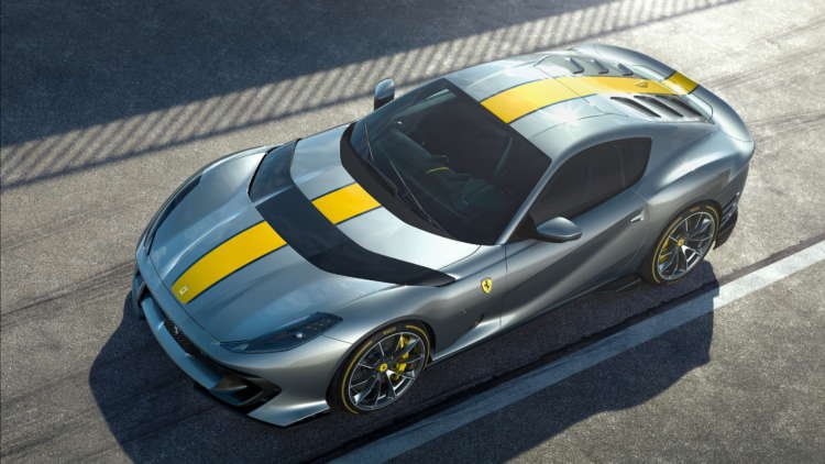 Ferrari unveils first details of special edition V12 car based on 812 Superfast
