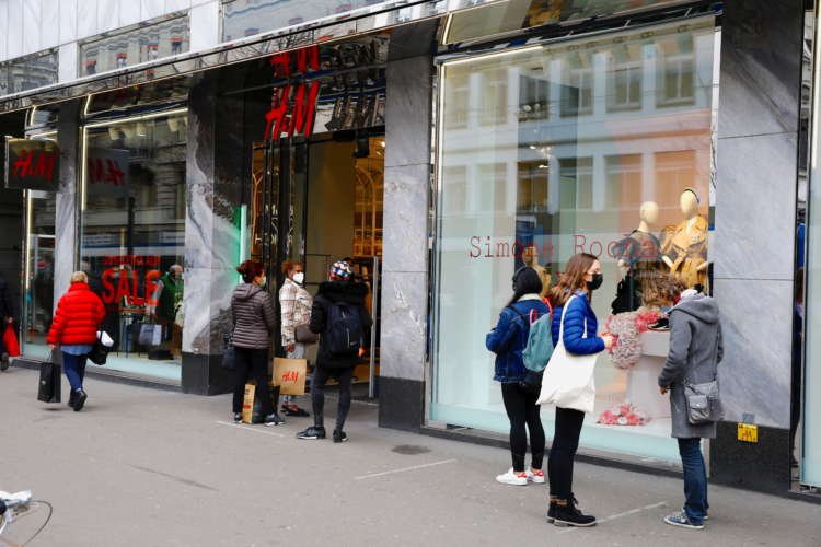 Fashion giant H&M’s sales recover in March as stores reopen after lockdowns