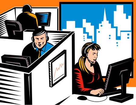 NX telemarketer man woman1