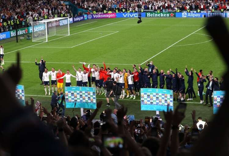 England and Denmark players compete in Euro 2020 semi-final match - Global Banking & Finance Review