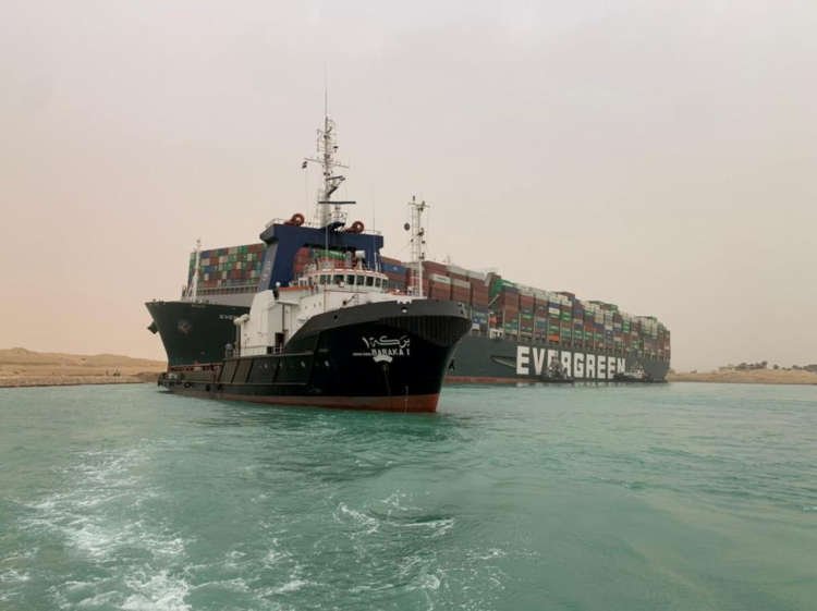 Image for Oil rises as Suez Canal ship runs aground, European lockdowns weigh