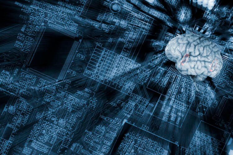 Illustration of human brain and artificial intelligence communication - Global Banking & Finance Review