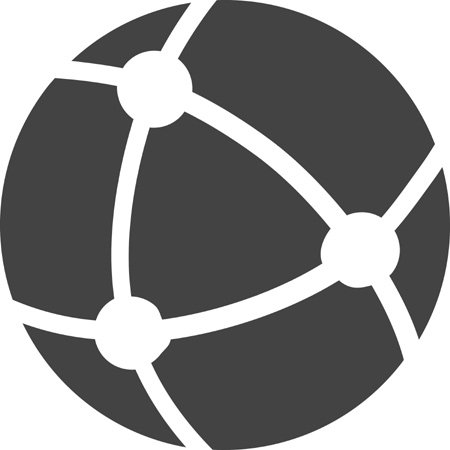 connecting glyph icon zJ2LX