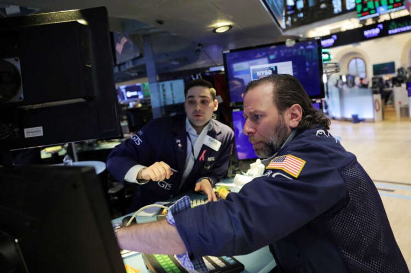 Image for Stocks, yields fall; data suggests U.S. economy cooling