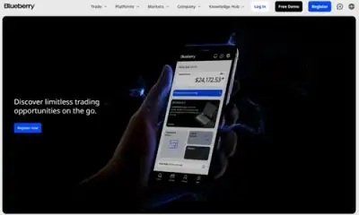 Image for Blueberry Launches New Brand and Website, Signalling a Focus on Clarity, Precision and Trader Empowerment