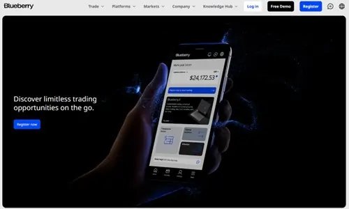 Image for Blueberry Launches New Brand and Website, Signalling a Focus on Clarity, Precision and Trader Empowerment