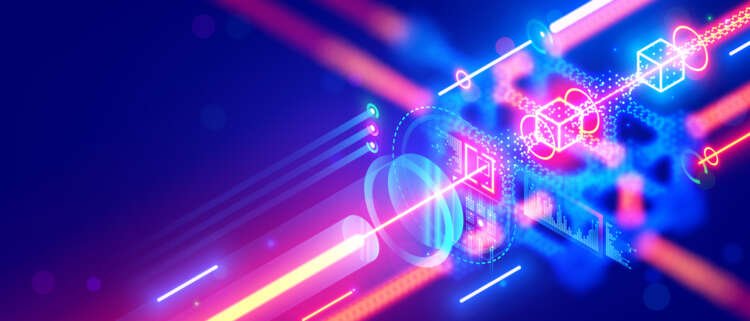 Close-up of quantum computing technology illustrating qubits in fintech applications - Global Banking & Finance Review