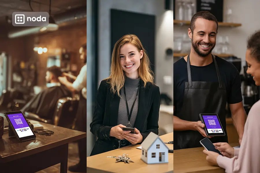 QR payment code on a smartphone, symbolizing fintech innovations for UK high street businesses - Global Banking & Finance Review