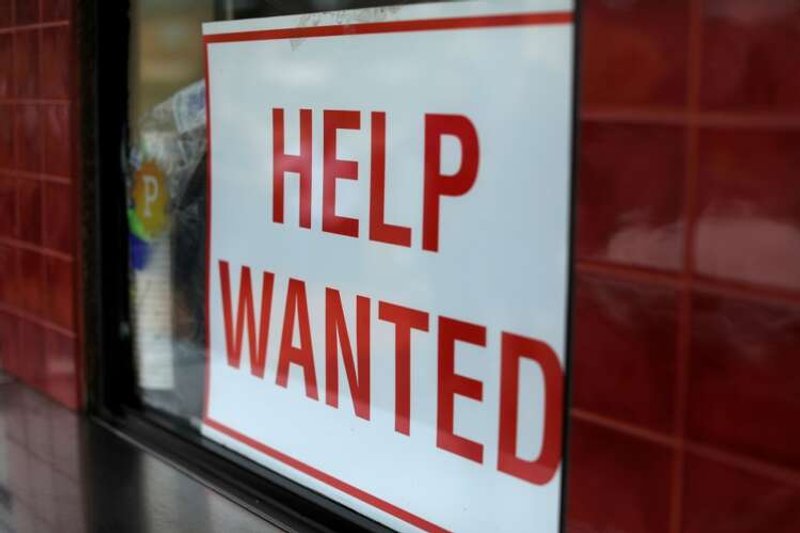 Image for U.S. weekly jobless claims fall; layoffs lowest in more than 21 years