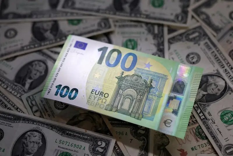 Image for Euro falls to two-year low after PMI data plunges