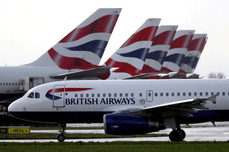 British Airways plane at Heathrow Airport, reflecting IAG's financial strategies - Global Banking & Finance Review