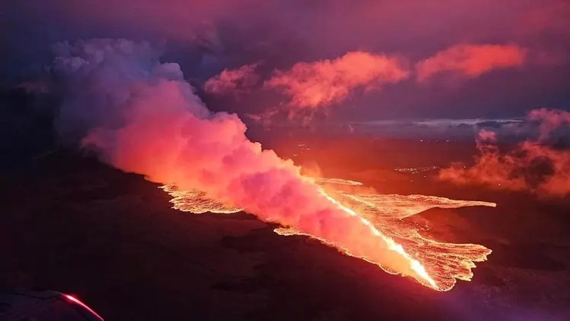 Image for Iceland sees string of volcanic eruptions