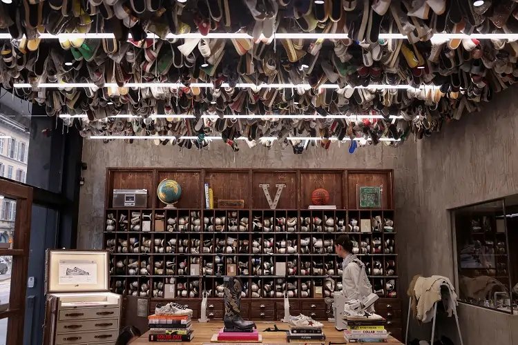 Golden Goose luxury sneakers showcased in a retail setting - Global Banking & Finance Review