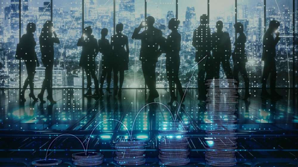 Illustration of sustainable AI impact on finance, emphasizing people, profit, and planet - Global Banking & Finance Review