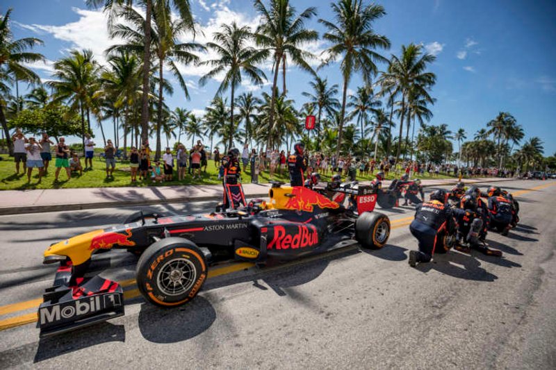 Image for Verstappen and Pérez share thoughts on new Miami GP in 2022