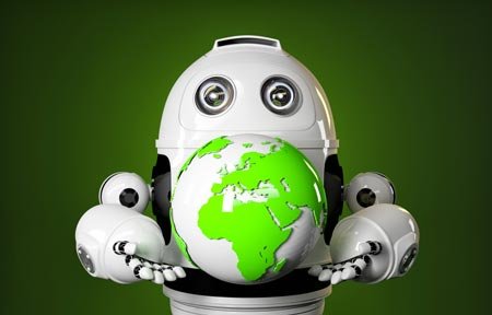 Robot holding an Earth globe symbolizes the future of financial advice - Global Banking & Finance Review