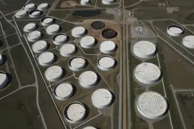 Image for Oil prices slip from six-week high, on track for monthly gains