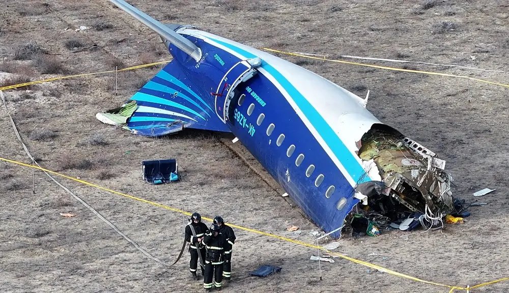 Aircraft wreckage from Kazakhstan crash involving Brazilian Embraer plane - Global Banking & Finance Review