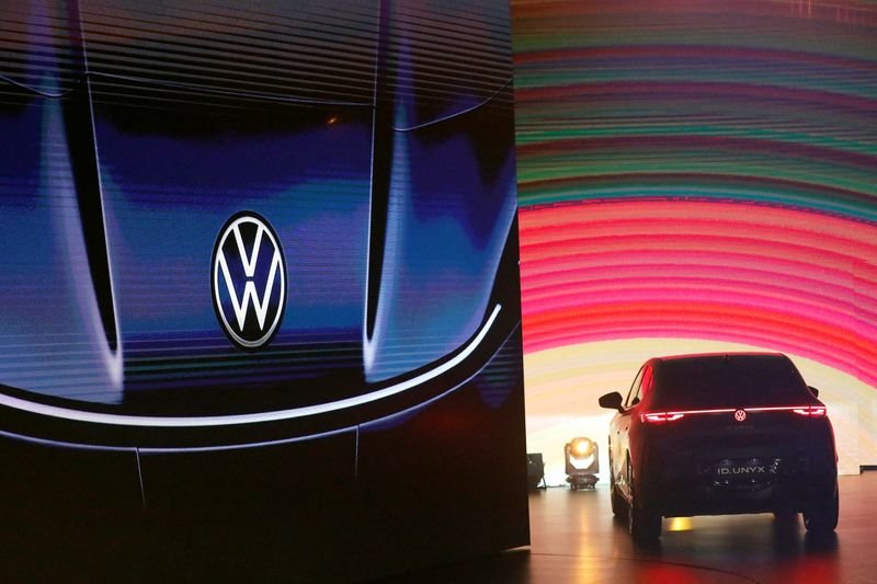 Volkswagen vehicles on display representing sales challenges in China and Germany - Global Banking & Finance Review