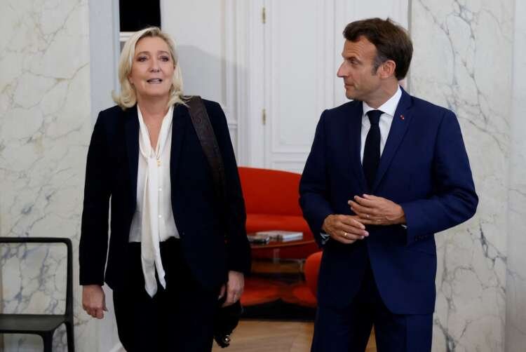 Image for Macron allies divided over far-right role in new parliament